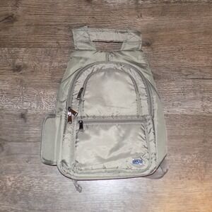 Lug Hatchback Infinity Collection Backpack Taupe Grey Small Travel Bag Excellent